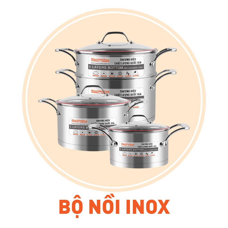 Bộ nồi inox